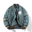 画像8:  men's MLBNY New York Yankees ma1 air force casual pilot jacketbaseball uniform jacket blouson　ユニセッ クス男女兼用MLBNYニューヨークヤンキースMA-1パイロットジャケットスタジアムジャンパー スタジャン ジャケットブルゾン (8)