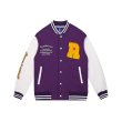 画像4: R emblem all-star circle logo embroidery jacket baseball uniform jacket blouson　ユニセッ クス男女兼用Rエンブレムオールスターサークルロゴ刺繍ジャケットスタジアムジャンパー スタジャン ジャケットブルゾン (4)