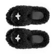 画像8:  cross pin fur sandals slippers 　クロスピン付きモコモコファーサンダルスリッパ    (8)