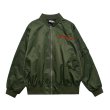 画像3: Cactus Flying embroidery Loose jacket baseball uniform jacket blouson　ユニセッ クス男女兼用カクタスサボテン刺繍オーバーサイズジャケットスタジアムジャンパー スタジャン ジャケットブルゾン (3)