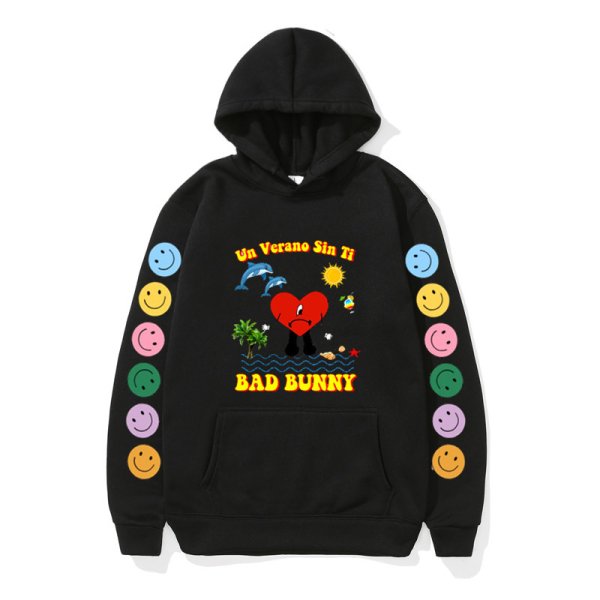 画像1: Smile & Pop Art Hoodie sweater  ユニセックス男女兼用 スマイル＆ポップアートフーディスウェットパーカー (1)