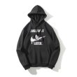 画像4: JUST DO IT LATER  Astronaut Drop swoosh hoodie sweater  ユニセックス 男女兼用 宇宙飛行士 雨だれスウォッシュ フーディスウェットパーカー (4)