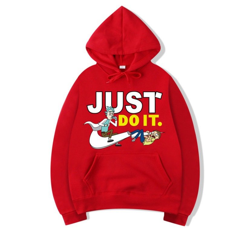 画像5: Unisex Rick and Morty broken swoosh Hoodie sweater  ユニセックス男女兼用リックアンドモーティ ブロークンスウォッシュフーディーフーディー パーカー (5)