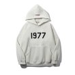 画像4: 1977 print hoodie sweater  ユニセックス 男女兼用1977プリント フーディスウェットパーカー (4)