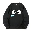 画像1: eyeball print PULLOVER sweatshirt　アイボール目玉丸首ラウンドネックスエットトレーナー (1)