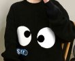 画像3: eyeball print PULLOVER sweatshirt　アイボール目玉丸首ラウンドネックスエットトレーナー (3)