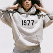 画像1: 1977 print hoodie sweater  ユニセックス 男女兼用1977プリント フーディスウェットパーカー (1)