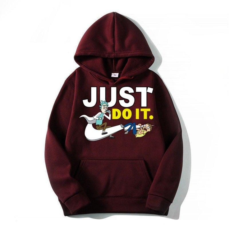 画像13: Unisex Rick and Morty broken swoosh Hoodie sweater  ユニセックス男女兼用リックアンドモーティ ブロークンスウォッシュフーディーフーディー パーカー (13)