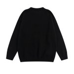 画像4: bulldog dog embroidery PULLOVER SWEATER 　男女兼用ユニセックスブルドッグ 犬刺繍丸首ラウンドネックプルオーバートレーナ (4)