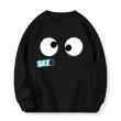 画像4: eyeball print PULLOVER sweatshirt　アイボール目玉丸首ラウンドネックスエットトレーナー (4)