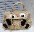 画像4: plush little monster fur tote shoulder hand bag　リトルモンスターファートートショルダーバッグ (4)