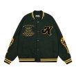 画像4: jesus and skateboard embroidery jacket baseball uniform jacket blouson　ユニセッ クス男女兼用ジーザス&スケートボード刺繍ジャケットスタジアムジャンパー スタジャン ジャケットブルゾン (4)