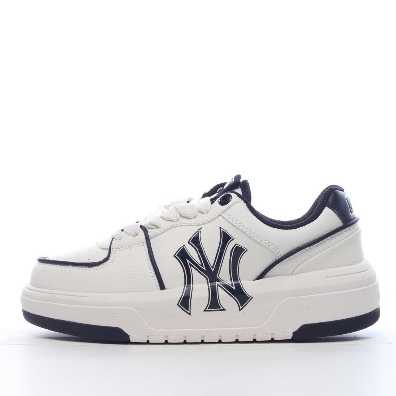 画像5:  Men's MLB NY  boston red sox LACE-UP LEATHER  SNEAKERS  shoes 　ユニセックス男女兼用MLB NYニューヨークヤンキース&ボストンレッドソックスレースアップレザースニーカー カジュアル シューズ (5)
