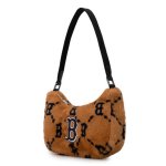 画像6: MLB NY armpit fur tote shoulder bag hand bag　MLB NYアンダーアームファートートショルダーバッグ (6)