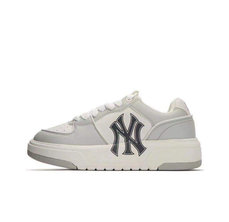 画像4:  Men's MLB NY  boston red sox LACE-UP LEATHER  SNEAKERS  shoes 　ユニセックス男女兼用MLB NYニューヨークヤンキース&ボストンレッドソックスレースアップレザースニーカー カジュアル シューズ (4)