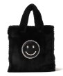 画像2: Smile Bijou & Pearl fur tote shoulder bag hand bag　スマイルビジュー＆パールファートートショルダーバッグ (2)
