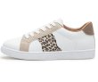 画像1: Woman's cross-border exclusively for leopard print lace-up  sneakers  クロスボーダー ヒョウ柄  レースアップ スニーカー (1)