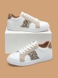 画像3: Woman's cross-border exclusively for leopard print lace-up  sneakers  クロスボーダー ヒョウ柄  レースアップ スニーカー (3)