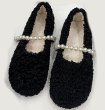 画像2: pearl fur flat pumps　パールフラットファーパンプス (2)