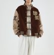 画像10: PCMY "WR" Mr. Rabbit College jacket baseball uniform jacket blouson　ユニセッ クス男女兼用ラビット刺繍ベースボールカレッジジャケットスタジアムジャンパー スタジャン ジャケットブルゾン (10)