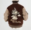 画像6: PCMY "WR" Mr. Rabbit College jacket baseball uniform jacket blouson　ユニセッ クス男女兼用ラビット刺繍ベースボールカレッジジャケットスタジアムジャンパー スタジャン ジャケットブルゾン (6)
