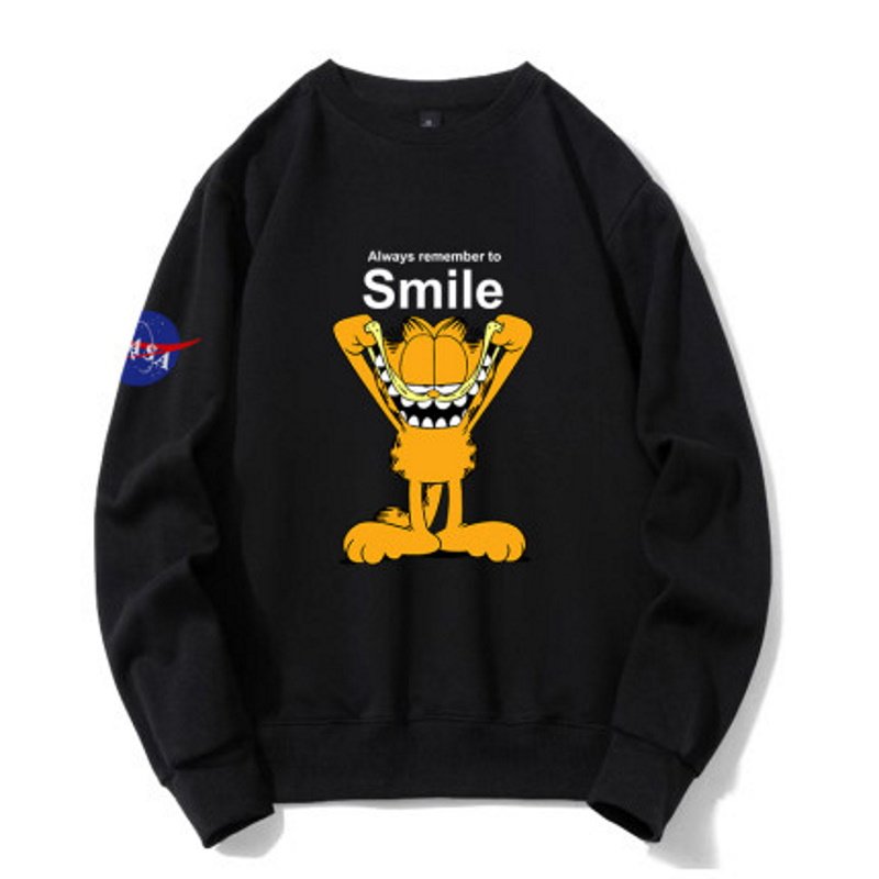 MANIFOLD バックプリントトレーナー♪新品、未着用品です♪早い者勝ち✳︎ NASA x Garfield printed pullover Long sleeve Trainer 男女