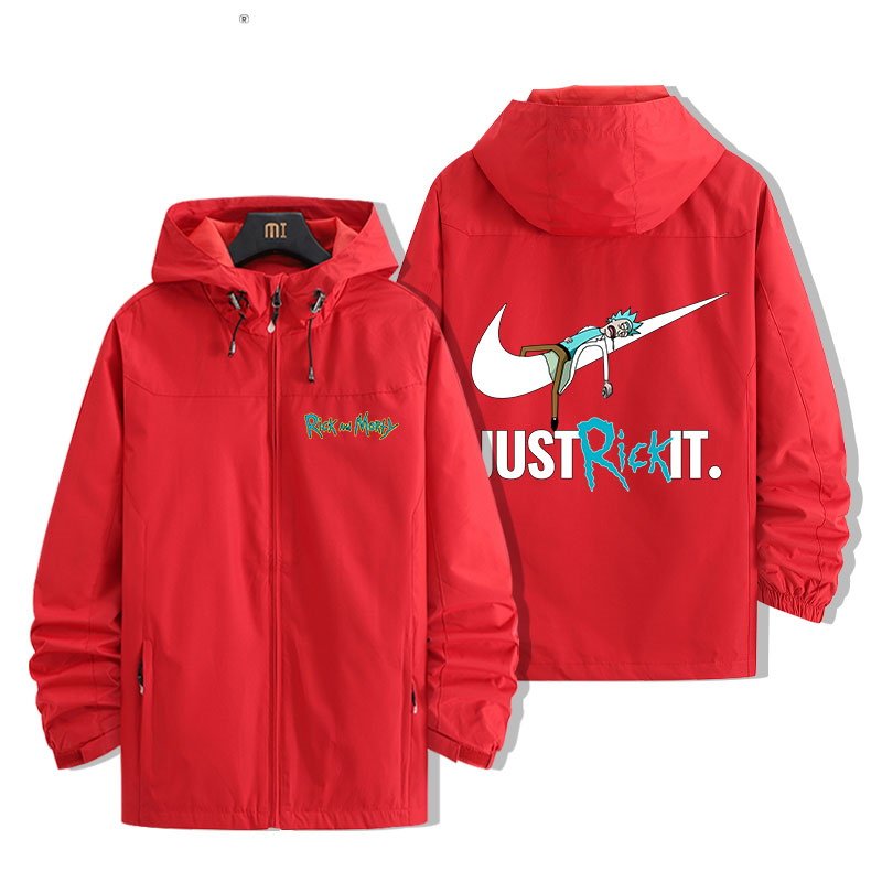 画像11: Rick and Morty windbreaker jacket blouson ユニセッ クス男女兼用Rick and Mortyリック・アンド・モーティウインドブレーカーブルゾンジャケットスタジアムジャンパー スタジャン ジャケットブルゾン (11)