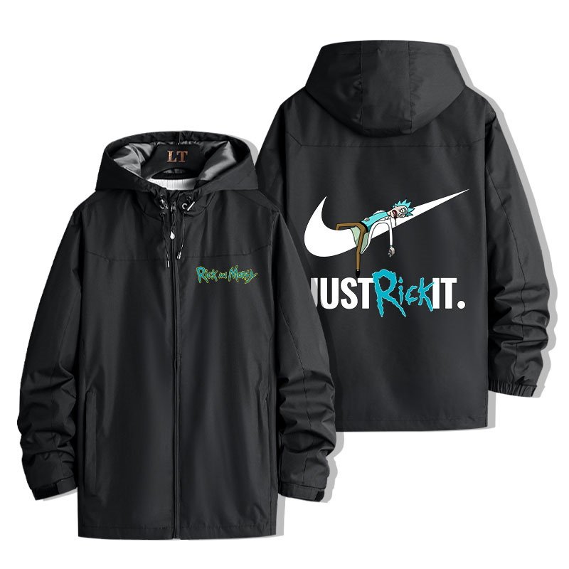 画像13: Rick and Morty windbreaker jacket blouson ユニセッ クス男女兼用Rick and Mortyリック・アンド・モーティウインドブレーカーブルゾンジャケットスタジアムジャンパー スタジャン ジャケットブルゾン (13)