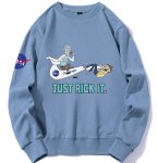 画像3: NASA×Rick and Morty just rick it printed pullover Long sleeve  Trainer  男女兼用 ユニセックス ナサ×リック&モーティjust rick it プリントプルオーバトレーナー (3)
