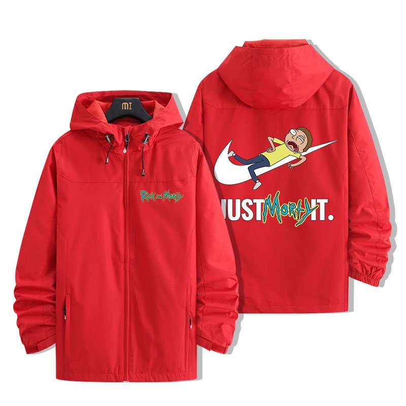 画像12: Rick and Morty windbreaker jacket blouson ユニセッ クス男女兼用Rick and Mortyリック・アンド・モーティウインドブレーカーブルゾンジャケットスタジアムジャンパー スタジャン ジャケットブルゾン (12)