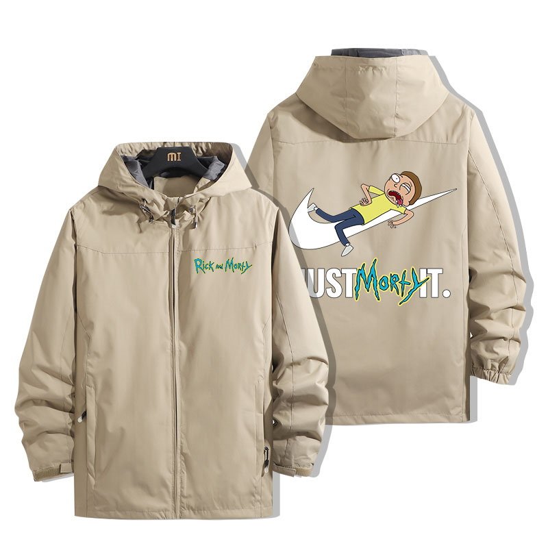 画像6: Rick and Morty windbreaker jacket blouson ユニセッ クス男女兼用Rick and Mortyリック・アンド・モーティウインドブレーカーブルゾンジャケットスタジアムジャンパー スタジャン ジャケットブルゾン (6)