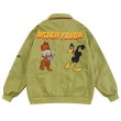 画像6: SALE セール Bugs Bunny & Looney Tunes Friends Zip-up Jacket baseball uniform jacket blouson ユニセックス男女兼用 バックスバニー ＆ ルーニーテューンズ 仲間 刺繍 スタジャン ジャケットブルゾン (6)