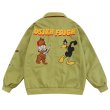 画像4: Bugs Bunny & Looney Tunes Friends Zip-up Jacket baseball uniform jacket blouson ユニセックス男女兼用 バックスバニー ＆ ルーニーテューンズ 仲間 刺繍 スタジャン ジャケットブルゾン (4)