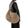 画像3: 22 Quilted wrinkled large capacity tote shoulder bag キルティング絞りアンダーアームキャリングバッグ オーバーサイズショルダートートバッグ リサイクルポリエステル ショッピング　エコバック　 (3)