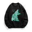 画像3: Smile & dog print pullover Long sleeve  Trainer  男女兼用 ユニセックス スマイル＆ドッグプリントプルオーバトレーナー (3)