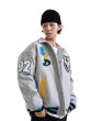 画像2: 22 AW  SVDDXNLY Dobermann dog baseball uniform jacket varsity letterman jacket Stadium jumper ユニセックス 男女兼用 エイサップ・ロッキー ドーベルマン  ドッグ ユニフォームスタジアムジャンパー ジャケット ブルゾン スタジャン (2)