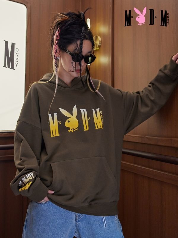 画像9: 22FW M.E.D.M MEDM Playboy Part.2 hoodie sweatshirt ユニセックス 男女兼用 プレイボーイ コラボ  ロゴ スウェット フーディー パーカー  MR. ENJOY DA MONEY ミスターエンジョイダマネー (9)
