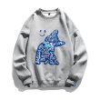 画像2: Smile & dog print pullover Long sleeve  Trainer  男女兼用 ユニセックス スマイル＆ドッグプリントプルオーバトレーナー (2)