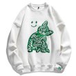 画像1: Smile & dog print pullover Long sleeve  Trainer  男女兼用 ユニセックス スマイル＆ドッグプリントプルオーバトレーナー (1)