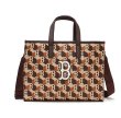 画像2: MLB  men and women retro geometric old flower tote bag shoulder bag hand bag　MLB NY幾何学模様モノグラムトートショルダーバッグ (2)