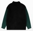 画像6: By color R628 loose sweater cardigan ユニセックス 男女兼用 バイカラーR628ロゴカーディガンセーターニット (6)