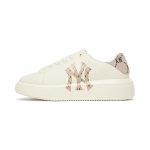 画像6: 22 MLB NY New York Yankees Chunky Classic Heel Sneaker ユニセックス NY ニューヨークヤンキース 厚底 ベースボール ロゴ スニーカー クラッシック (6)