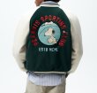 画像3: snoopy embroidery jacket embroidery baseball uniform jacket blouson　ユニセッ クス男女兼用スヌーピー刺繍ジャケットスタジアムジャンパー スタジャン ジャケットブルゾン (3)