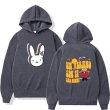 画像5: bad bunny hoodie sweater  ユニセックス 男女兼用 バッドラビット ウサギプリント フーディスウェットパーカー (5)