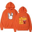 画像8: bad bunny hoodie sweater  ユニセックス 男女兼用 バッドラビット ウサギプリント フーディスウェットパーカー (8)