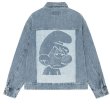 画像1: smurfs denim G jacket jumper ユニセックス 男女兼用スマーフデニムGジャンスジャケット ブルゾン スタジャン (1)