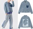 画像5: smurfs denim G jacket jumper ユニセックス 男女兼用スマーフデニムGジャンスジャケット ブルゾン スタジャン (5)