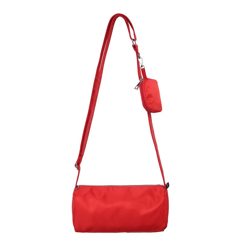 画像14: Square message shoulder bag with small bag hand bag 男女兼用小バッグ付きメッセンジャーショルダーバッグ (14)