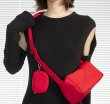 画像6: Square message shoulder bag with small bag hand bag　男女兼用小バッグ付きメッセンジャーショルダーバッグ (6)