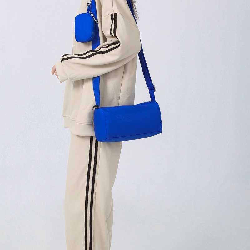 画像7: Square message shoulder bag with small bag hand bag 男女兼用小バッグ付きメッセンジャーショルダーバッグ (7)